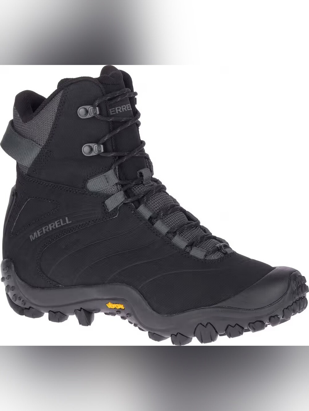 Merrell Black Gray Men's Waterproof Hiking Boot